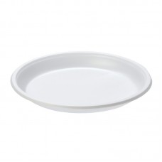 Тарелка пластиковая белая ПП d=165мм