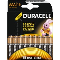 Батарейки Duracell Basic LR03 ААА 18шт/уп
