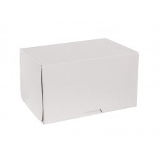 Коробка белая для пирожных 150х100х85мм