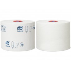 Туалетная бумага в рулонах 1сл. 135м Tork Mid-size T6