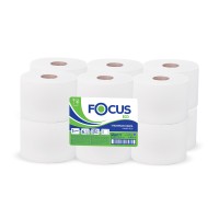 Туалетная бумага 2сл. 170м белая Focus Mini Jumbo 12рул/уп