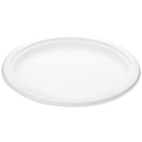 Тарелка белая целлюлоза d=180мм