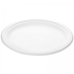 Тарелка белая целлюлоза d=180мм