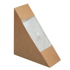 Коробка для сэндвича 130х130х40мм с окном