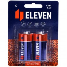 Батарейка Eleven C LR14 алкалиновая BC2 2шт/уп
